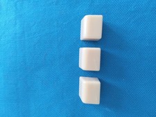 TASTI di RICAMBIO per RADIO D'EPOCA  a VALVOLE Lotto 3 pezzi ORIGINALI USATI !