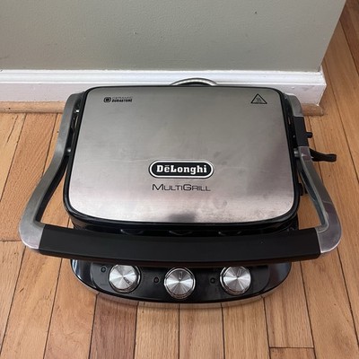 De'Longhi CGH912C Livenza 5-in-1 Grill Stainless Steel Griddle Panini Press