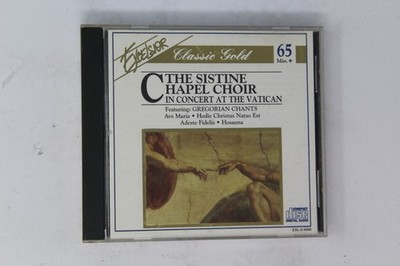 The Sistine Chapel Choir in Concert at the Vatican Gregorian Chants CD