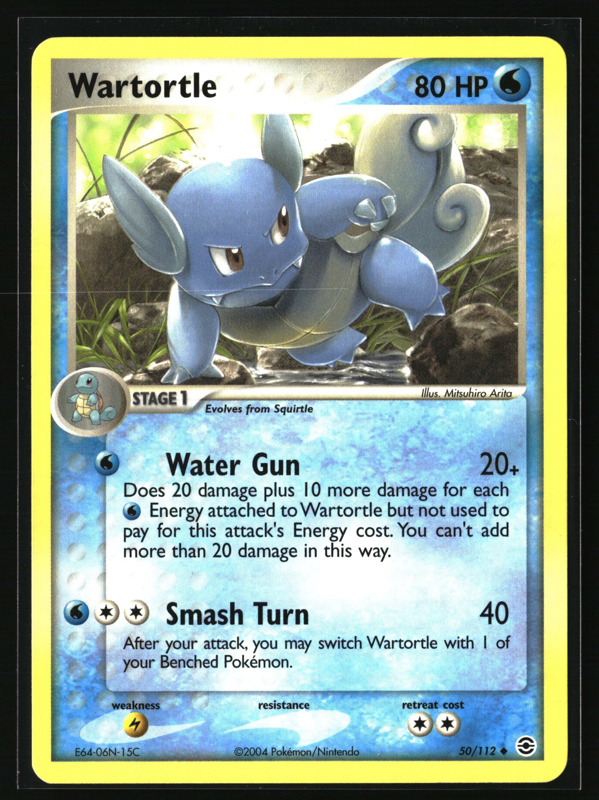 Wartortle Uncommon FireRed & LeafGreen 50/112 NM