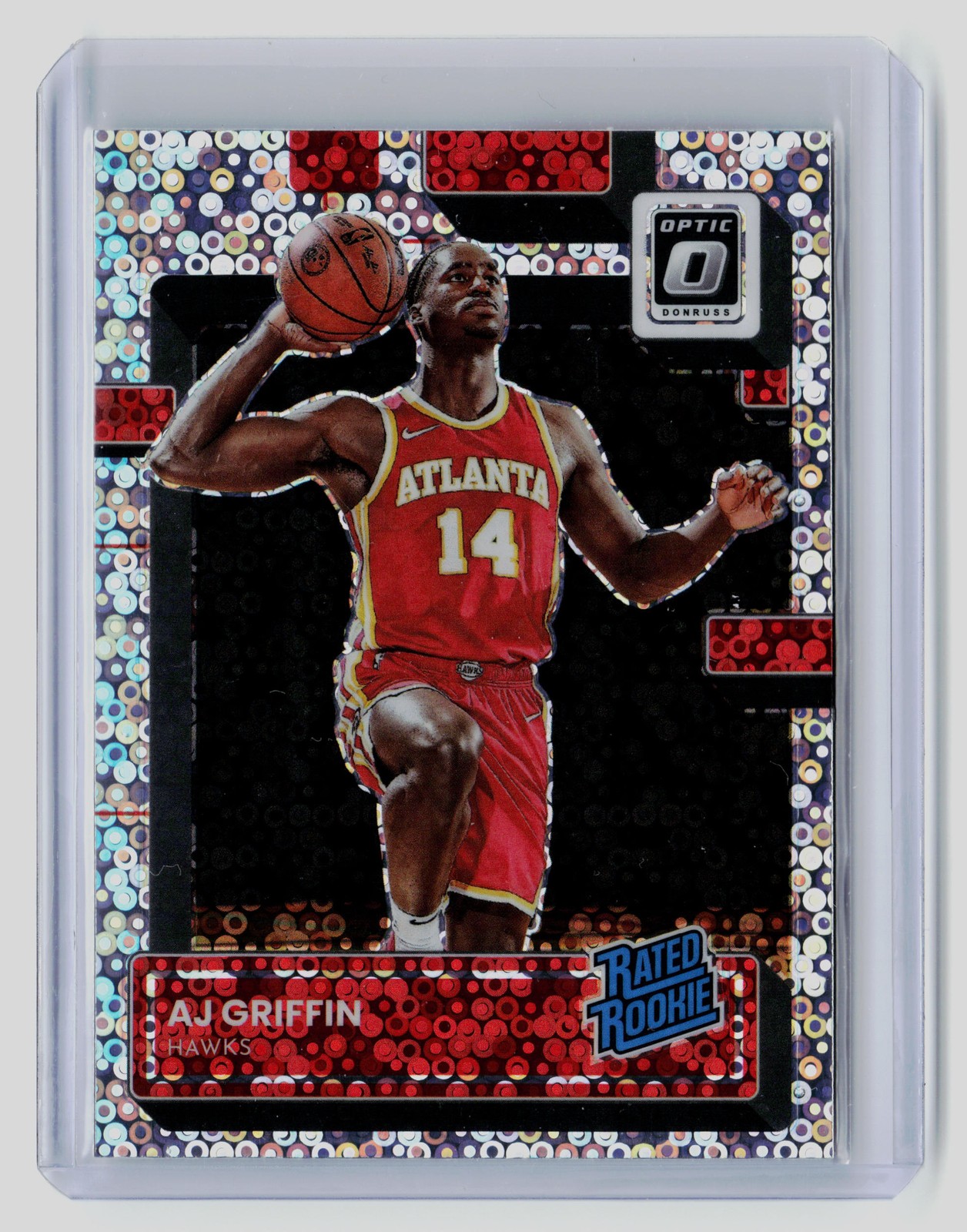 2022-23 Donruss Optic AJ Griffin #204 Fast Break Holo