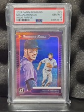 2021 Panini Donruss - Diamond Kings Nolan Arenado #29 Holo Purple