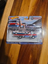 Hot Wheels Premium Team Transport Amc Rebel Machine And Wide Open