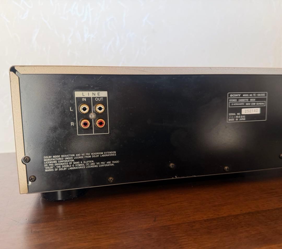 SONY TC-KA3ES 3Head Cassette Deck DolbyS HXPro DirectDrive ES 1995