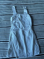 Reformation Linen White Mini Wrap Dress Worn Once Size 2