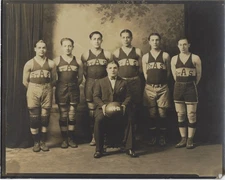 Original 1924-25 Greenpoint Knights of St. Anthony's MBL Pro Type 1 8x10 Photo