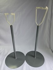 Adjustable Metal Doll Stand Display Holder Round Base Silver