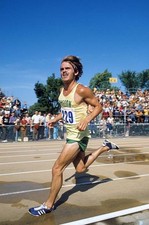 Old Large Photo Of American Athletics Running Champion Steve Prefontaine No 19
