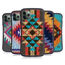 HEAD CASE TIMBER TRIBAL PRINTS HYBRID CASE FOR APPLE iPHONES PHONES