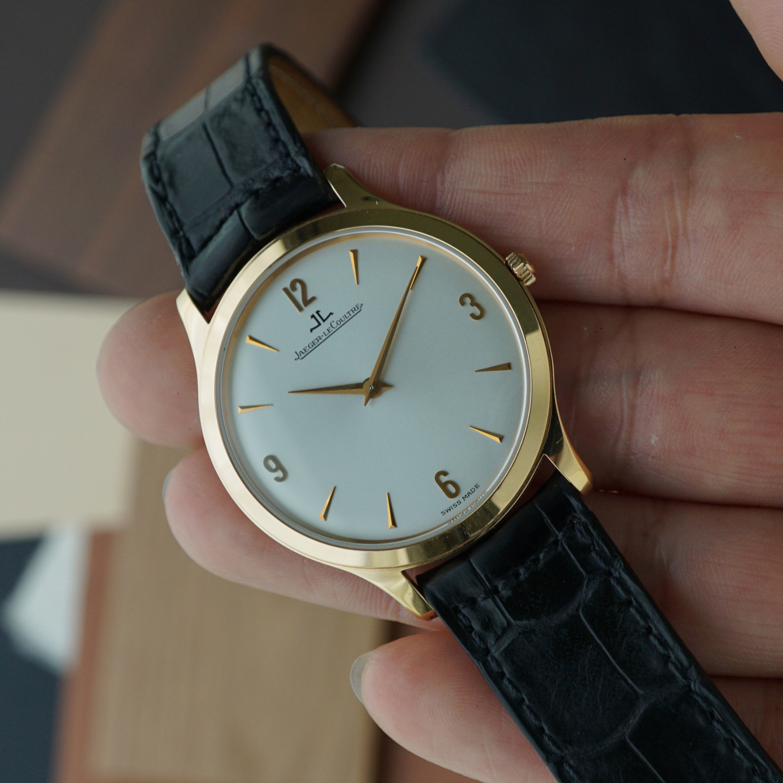 Jaeger LeCoultre Master Control 145.2.79 18k Rose Gold Ultra-Thin Manual w/ Box image 8