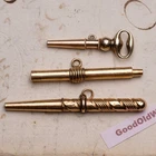 Set of 3 Rolled Gold KEYS, incl. Breguet-type for Antique Pocket Watch