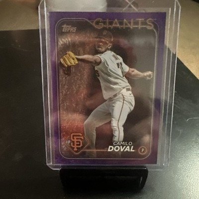 2024 Topps Series 1 Camilo Doval #213 Purple Holofoil /799