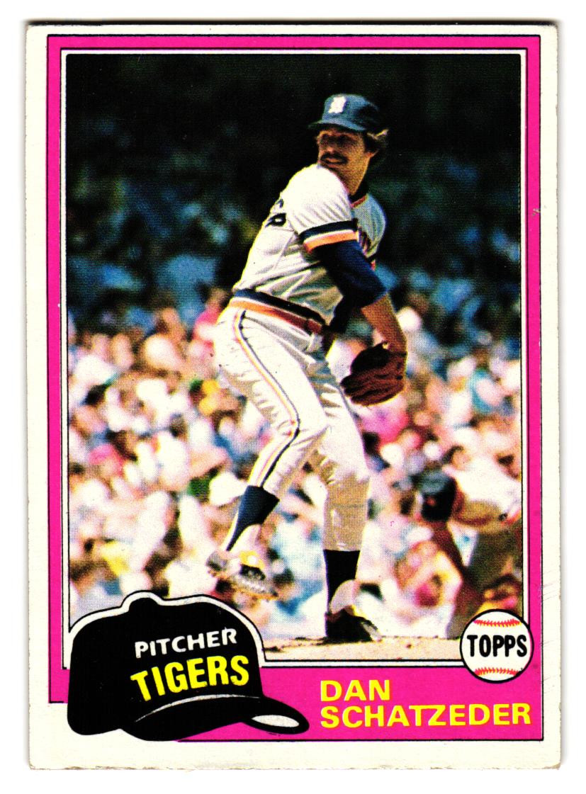 1981 Topps - Dan Schatzeder #417 Detroit Tigers