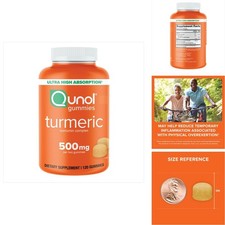 Qunol Turmeric 500mg Gummy Ultra High Absorpt...