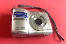 ORIGINAL Olympus FE-210 Digital Camera 7.1 Megapixel Silver / TESTED