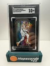 2023-24 Panini Obsidian Giannis Antetokounmpo Black Color Blast #18 SGC 10 Bucks