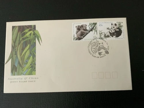 Australia 1995 #1459,1459c-d PR China #2597-2598 Koala, Panda - 4 FDCs