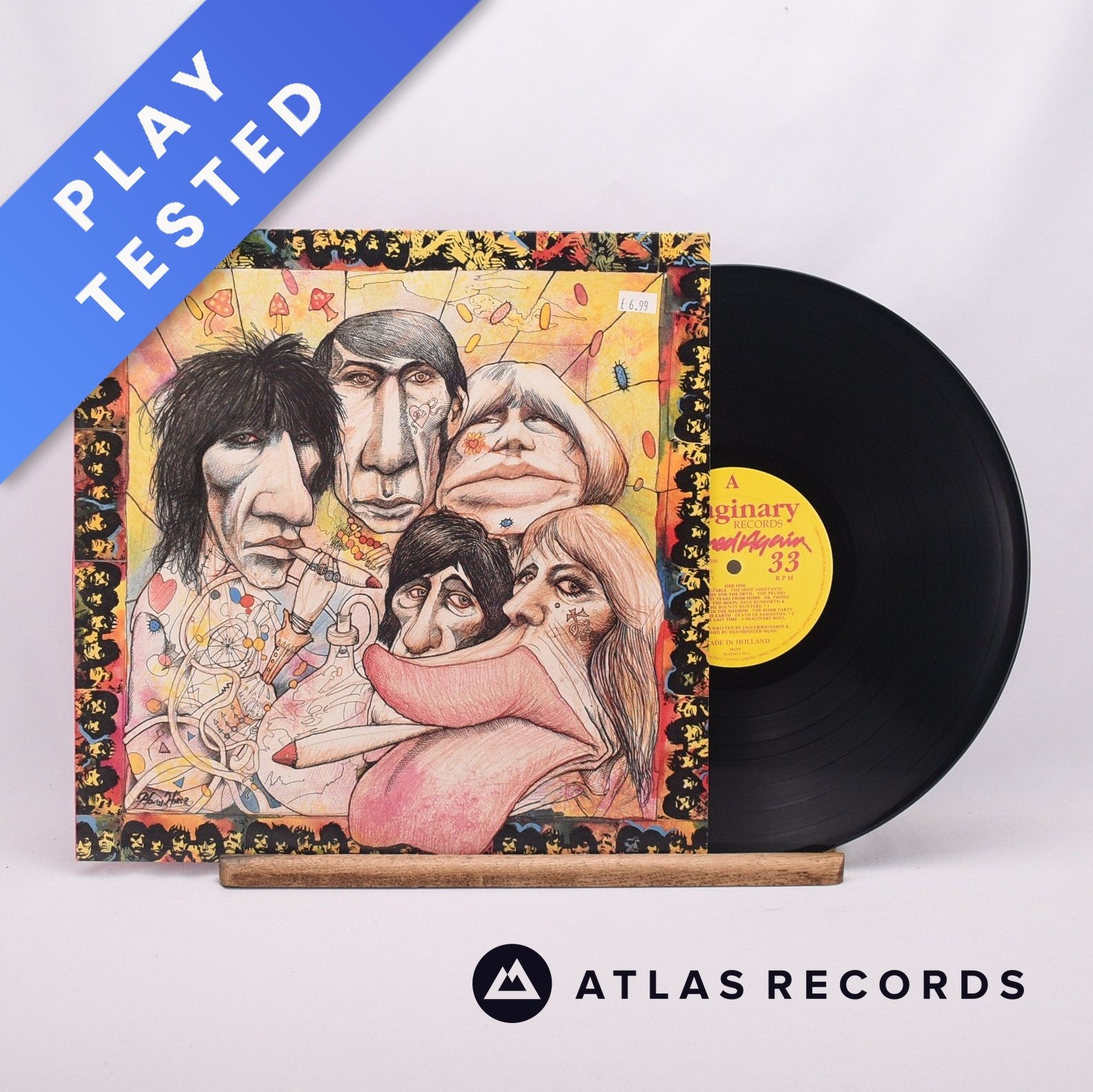 Various Stoned Again (A Tribute To The Stones) LP Vinyl Record - EX/EX