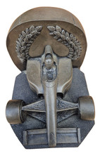 Collectible World Studios Vintage Bronze Effect "Grand Prix" Racing Car Ornament