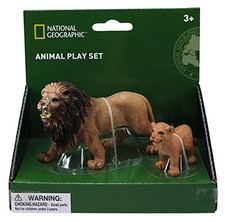 Figura animal de National Geographic: león macho y niño NTS01006 de JP