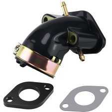 Gy6 49cc 50cc Scooter Carburetor 17mm Intake Manifold Inlet Pipe W Gaskets Gy6 49cc 50cc Scooter Carburetor 17mm Intake Manifold Inlet Pipe W Gaskets