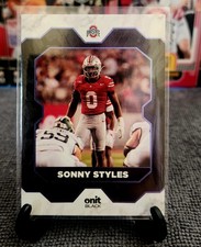 2025 Onit Athlete Ohio State Buckeyes Black Series Blue Sonny Styles Exclusive
