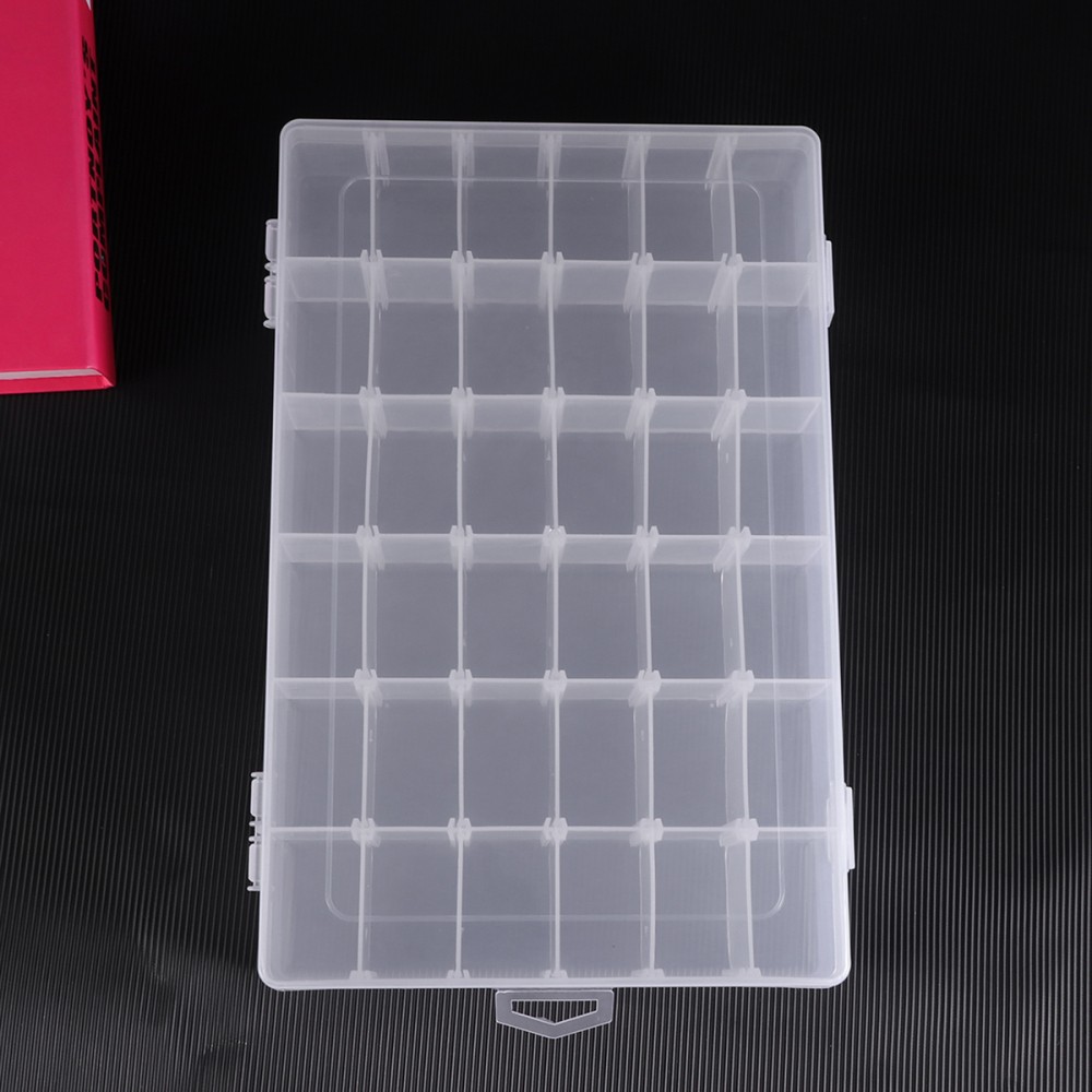 Portable Plastic Jewelry Organizer Case for Living Room Storage