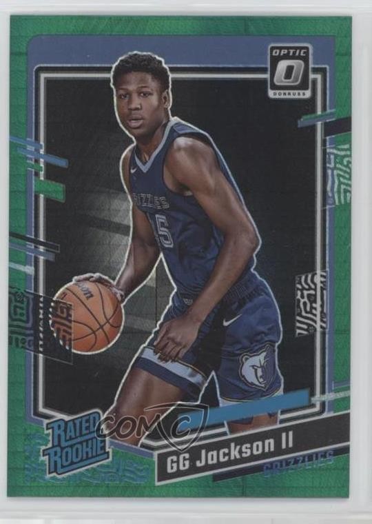 2023 Panini Donruss Optic Rated Green Hyper Prizm GG Jackson II #228 Rookie RC