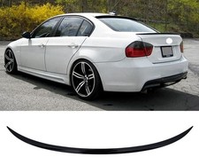 Für BMW 3er E90 Limousine 2005-2011 Heckspoiler Spoilerlippe SCHWARZ GLANZ