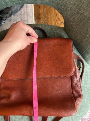 Fossil Claire Brandy Leather Backpack SHB1932213 Brown Brass  display picture 1