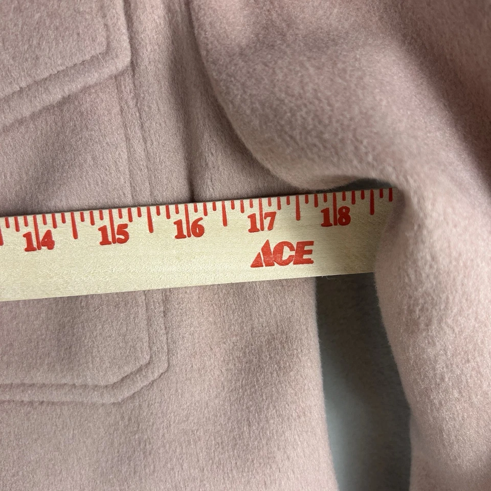 NUEVO CON ETIQUETAS Chaqueta Elie Tahari S Terciopelo Rubor Rosa Forrado Bolsillos Boho Suave Lujo Foto 2 de 4