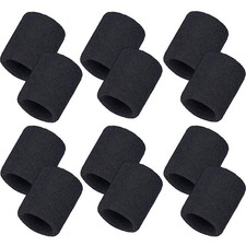 12 Pack Sweatbands Sports Wristband Cotton Sweat Band for Men and Women, Good...