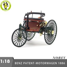 1/18 Benz 1886 Patent Motorwagen NOREV 183701 Green Diecast Model Car Fast ship