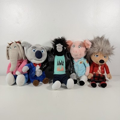 Sing 2 Film Paket Buster Moon Gunter Johnny Meena Ash Beanie weiche Plüschtiere 5