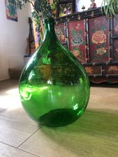 Vintage demijohn green 55ltr 65cm height 