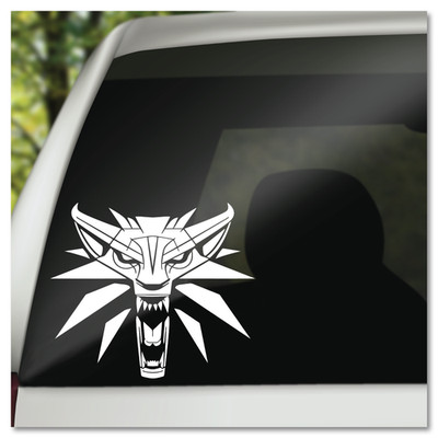 6'' The Witcher Wolf TV Show Video Game Vinyl Decal Sticker