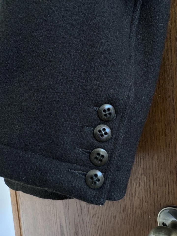 Blazer Golden Bear X Union Hecho 32oz Lana Melton L Excelente Estado Acentos de Cuero Foto 4 de 4