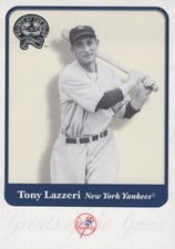 2001 Fleer Greats of the Game #49 Tony Lazzeri
