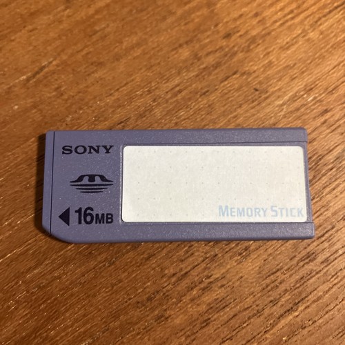 Sony Genuine Memory Stick 16MB MEGABYTE MSA-16A Camera Memory Card Tested - Picture 1 of 2