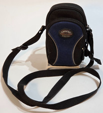 Tamrac Digital Camera Carry Case Bag Accessory Canvas Black Blue Gaming