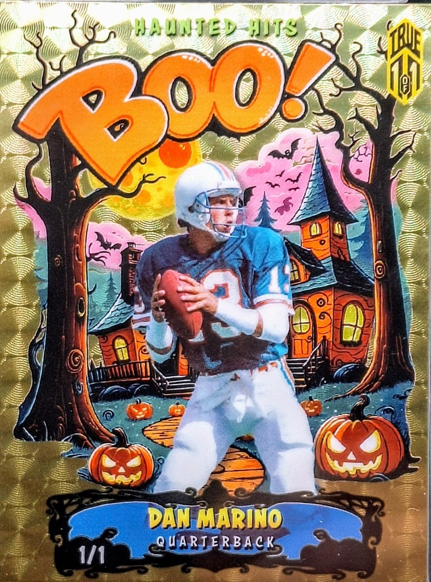 2025 Wild Card Haunted Hits Monster Hunt BOO Dan Marino True 1/1