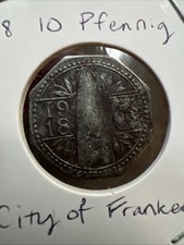 GERMANY (Frankenthal) 10 Pfennig 1918 - Iron - Notgeld - VF - 2962