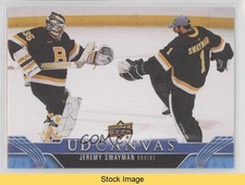 2023-24 Upper Deck Series 2 UD Canvas Jeremy Swayman #C128 READ 1so1