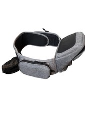 TushBaby Baby Hip Seat Carrier Gray Waist Belt Support Storage Pockets Toddler