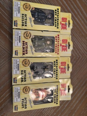 NIB Hasbro Vintage GI Joe Classic Collection | LOT OF 4 Detachable Keychains