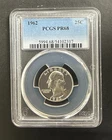 1962 Washington Silver Proof Quarter, PR68 PCGS