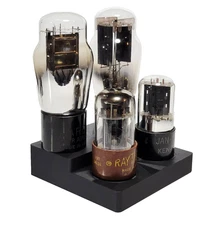 Vacuum Tube Display Stand Holder 4 pin & Octal 8 pin socket: 300B, 45, 6SN7, 6L6