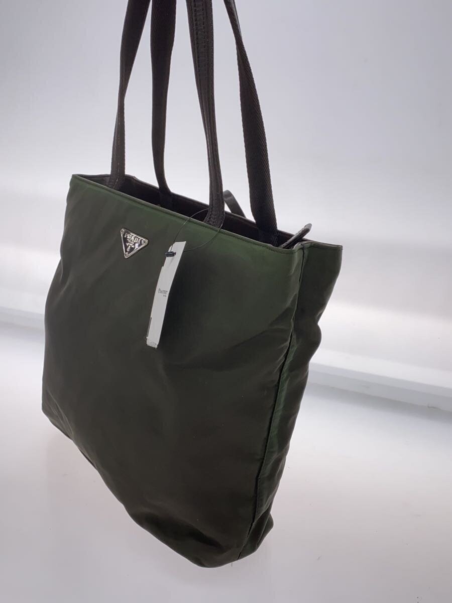 PRADA Triangle Logo Triangle Logo Bag Nylon KHK thumbnail 2