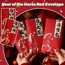 2026 Year of the Horse Red Envelopes Chinese NewYear J6S7 Lucky Money Z6J7 Q8U4