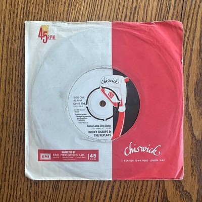 Rocky Sharpe & The Replays   Rama Lama Ding Dong 7'' Single 1979 Chiswick Doo-Wop
